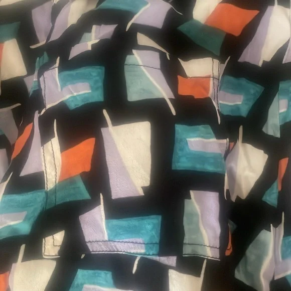 Anthropologie Geometric Patterned Pants  hei hei Ginza M - Picture 4 of 9